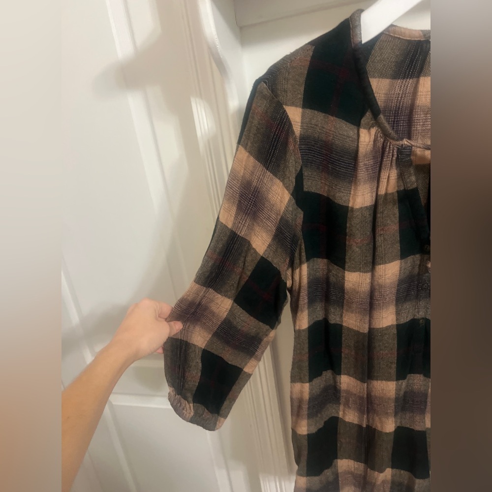 Final price Bob Timberlake Women’s Plaid Top - Picture 4 of 6